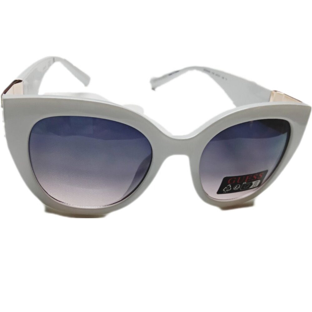 Womens Guess Sunglasses White Vintage Frame*NEW* *NoBox*
